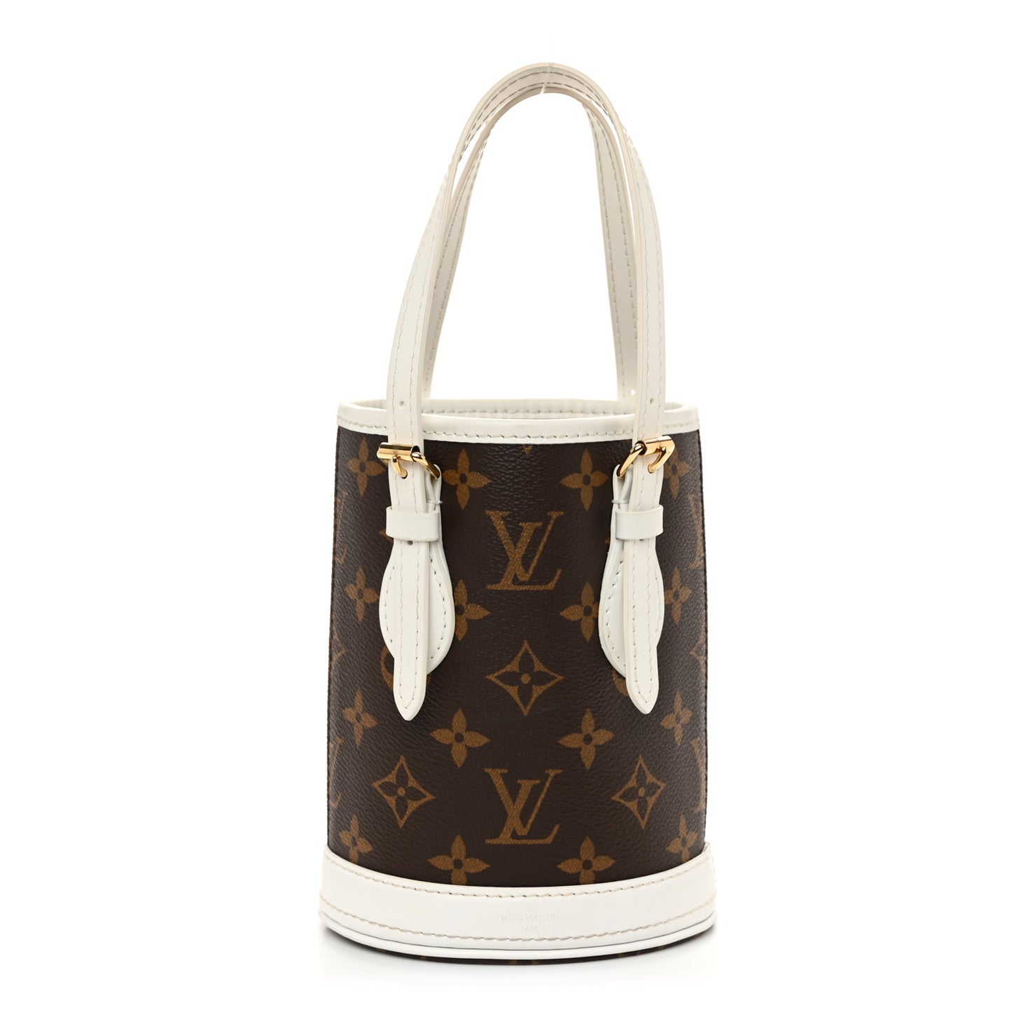 Monogram LV Match Nano Bucket Bag White