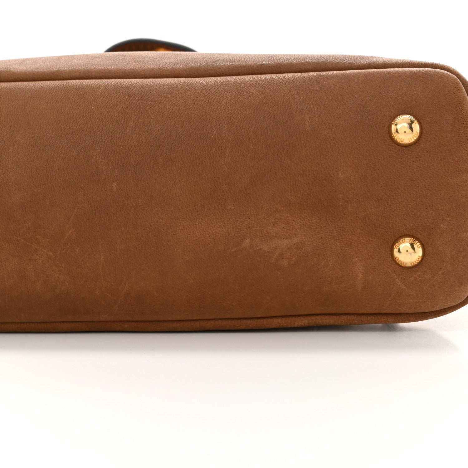 Miu Miu Nappa Aviator Small Aventure Bag Rovere 10 of 12