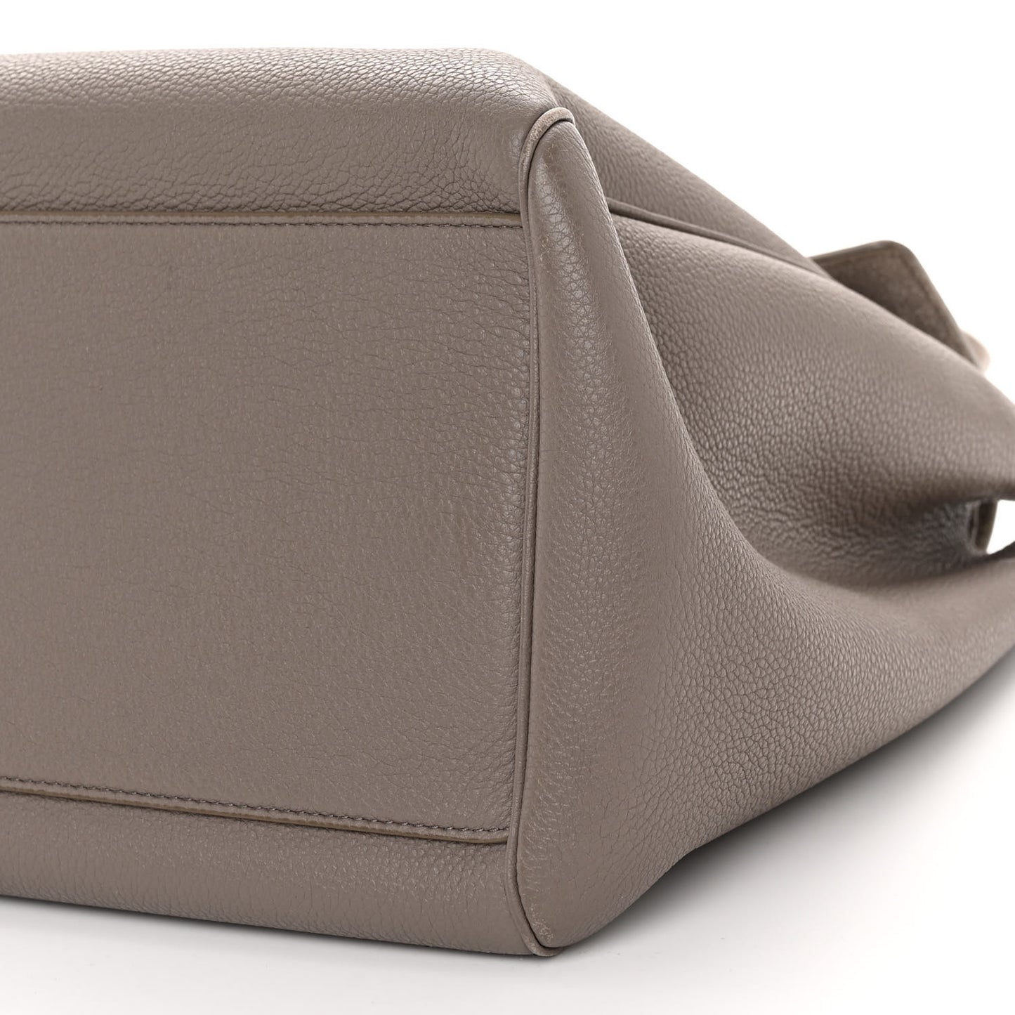 Supple Grained Calfskin Large Soft 16 Bag Pebble