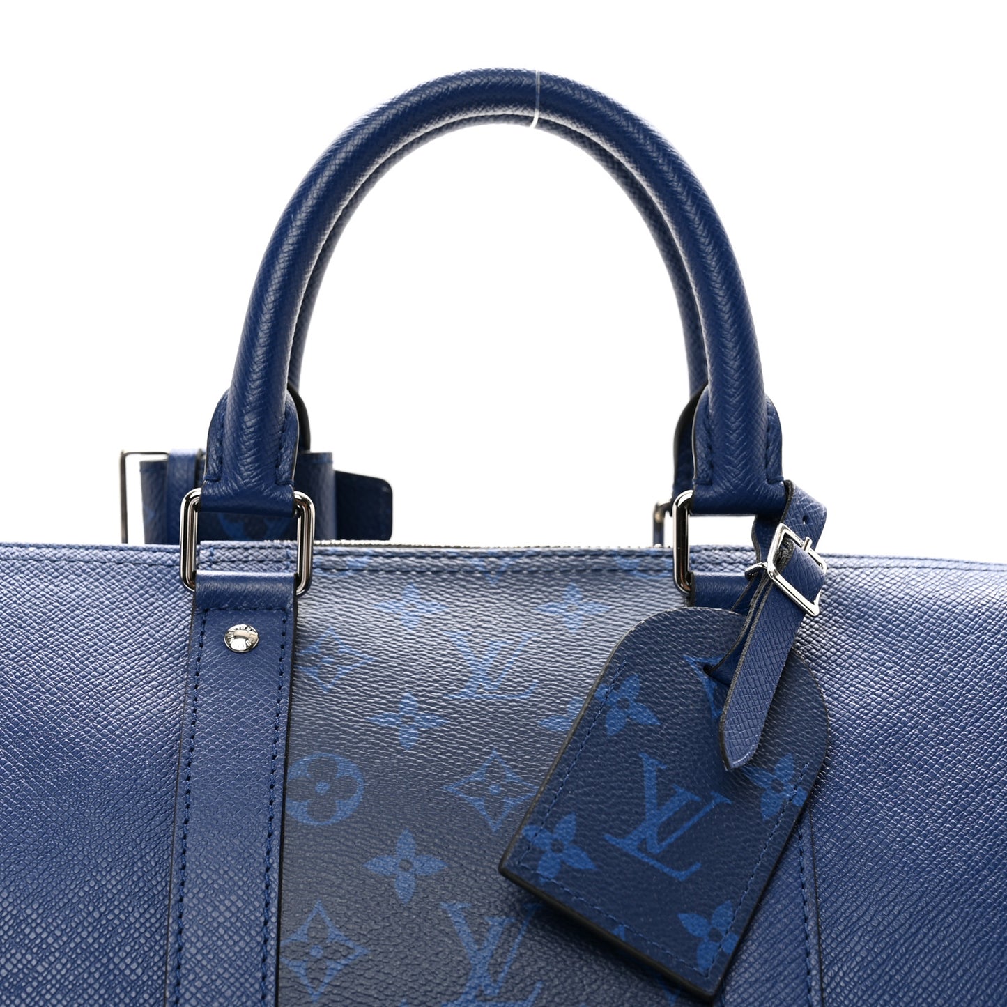 Taiga Monogram Eclipse Keepall Bandouliere 50 Pacific Blue