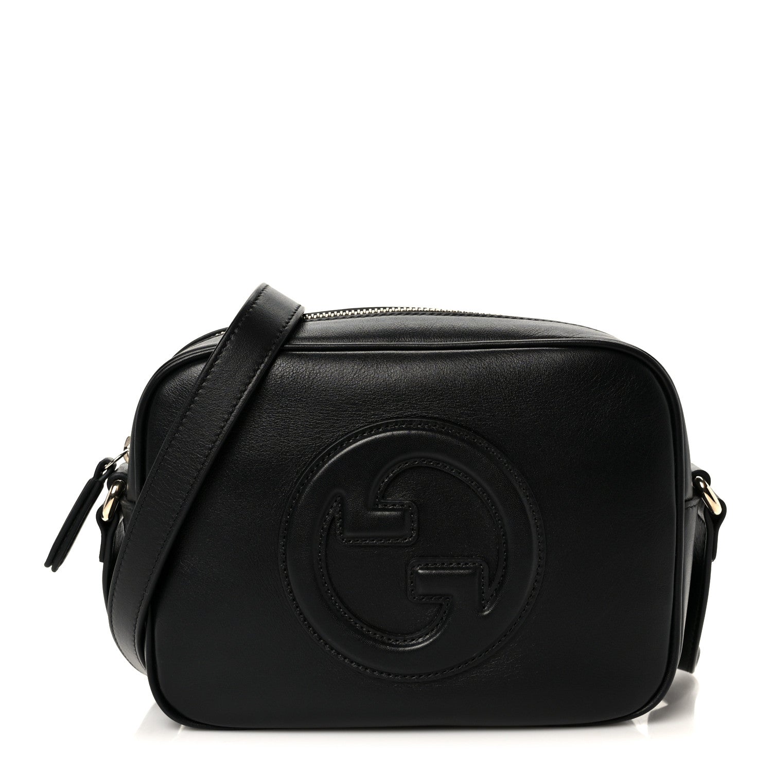 Gucci Sweetbread Calfskin Mini Blondie Bag Black 1833599