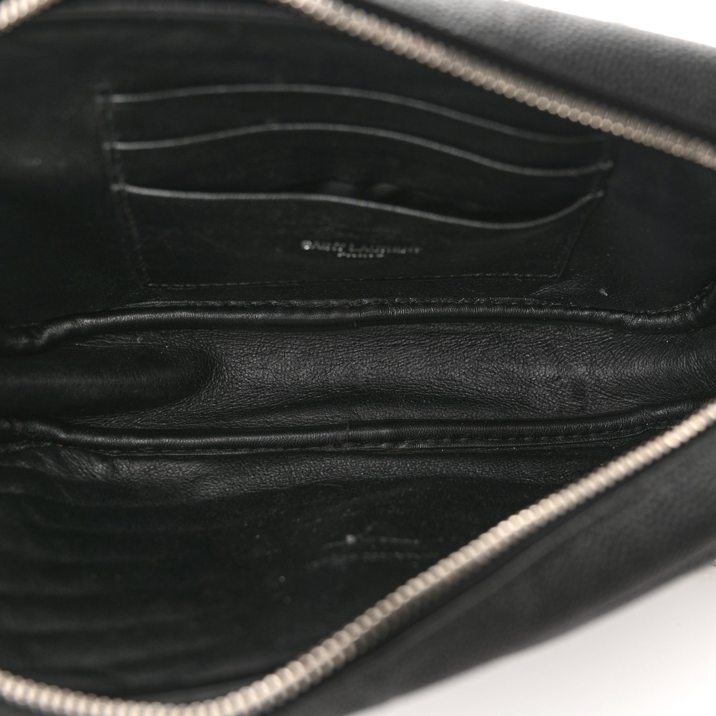 Grain De Poudre Matelasse Monogram Mini Lou Camera Bag Black