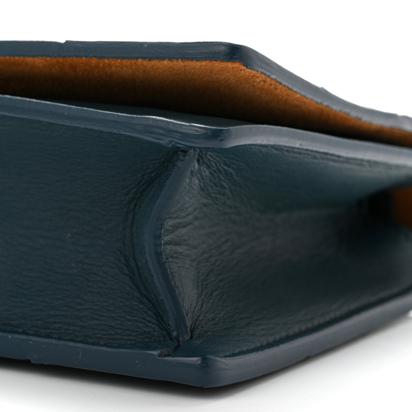 Lambskin Maxi Intrecciato Mini Cassette Crossbody Bag Petrol Blue