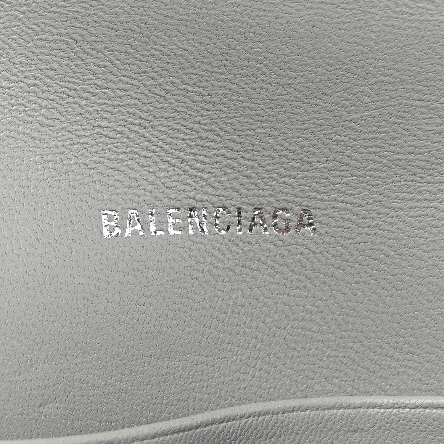 Balenciaga Sparkling Fabric XS Hourglass Wallet On Chain Silver 6 of 17