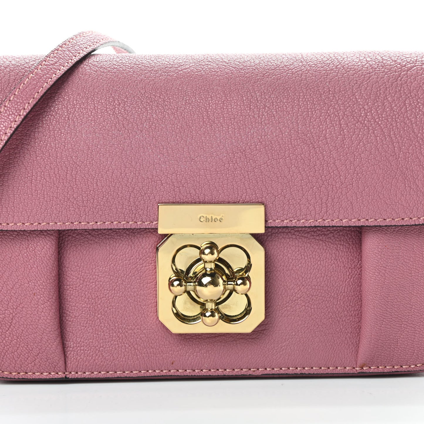 Goatskin Mini Elsie Crossbody Bag Pink