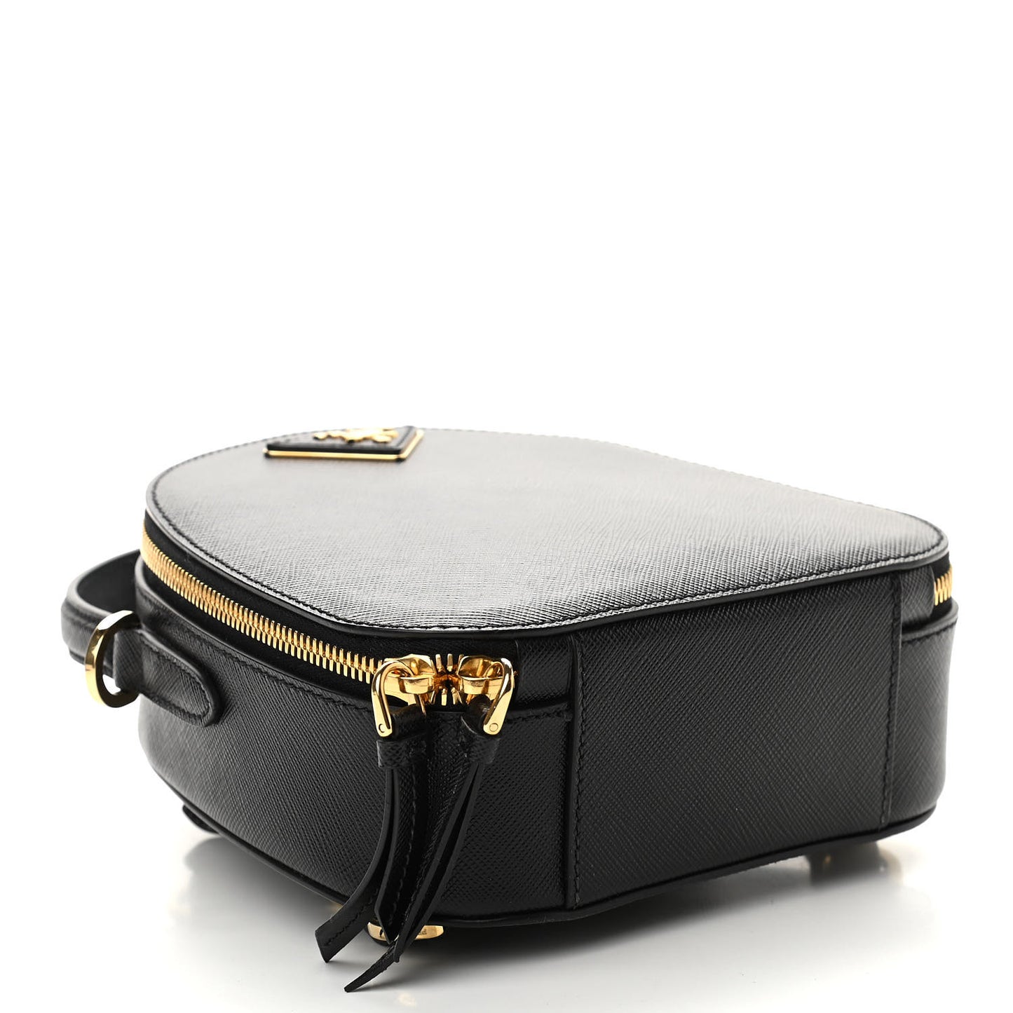 Saffiano Lux Mini Odette Backpack Black
