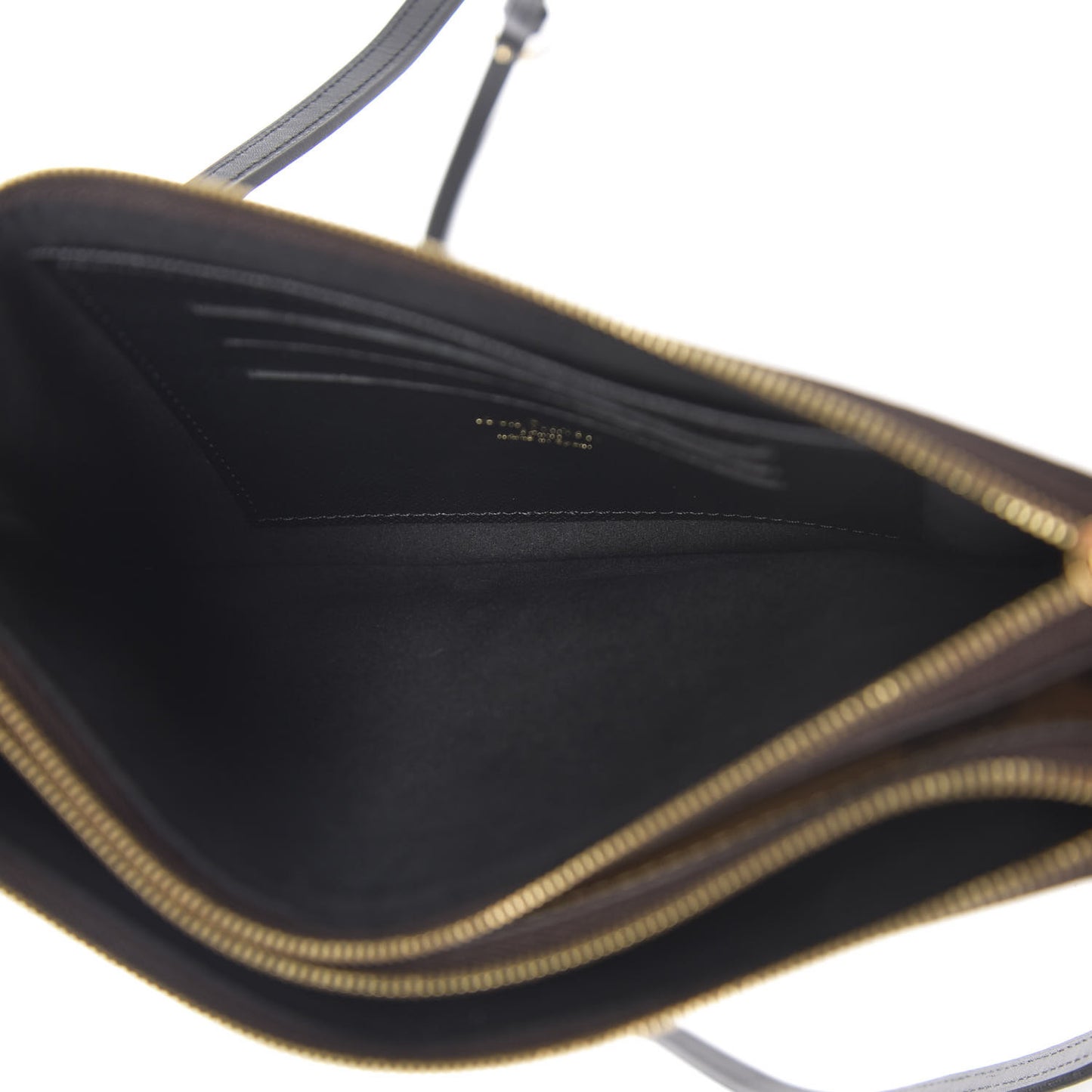 Reverse Monogram Giant Double Zip Pochette