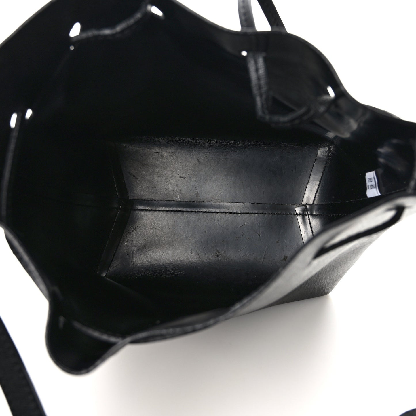 Saffiano Mini Bucket Bag Black