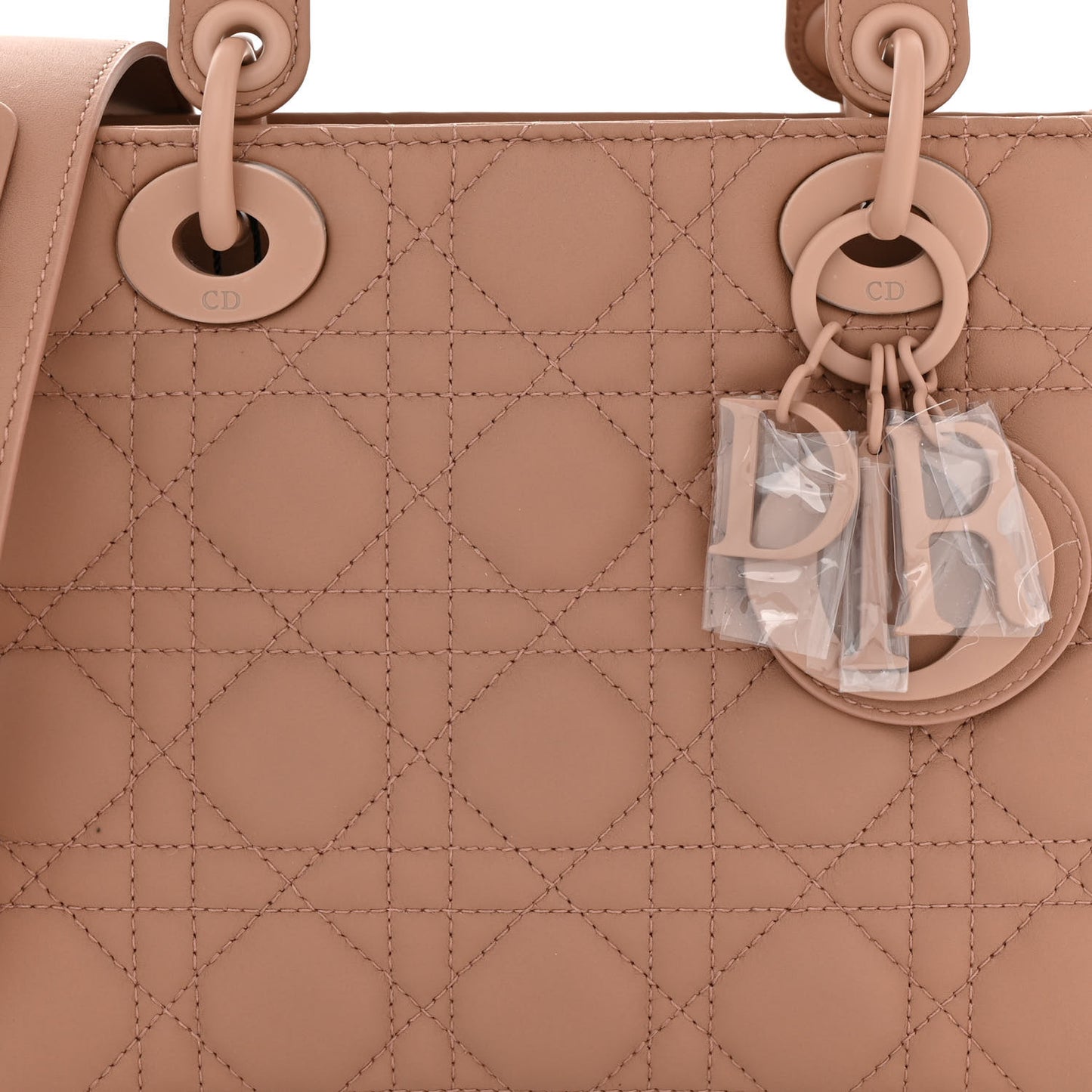 Ultra Matte Calfskin Cannage Small My ABCDior Lady Dior Beige