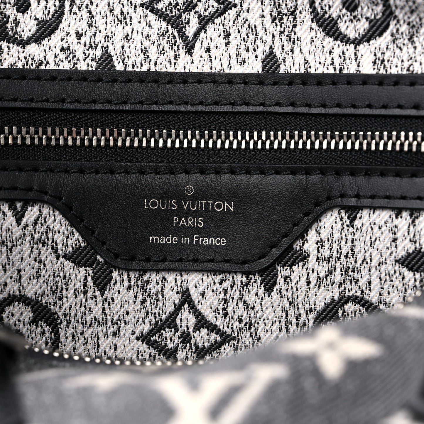 Denim Monogram Jacquard Speedy Bandouliere 25 Black