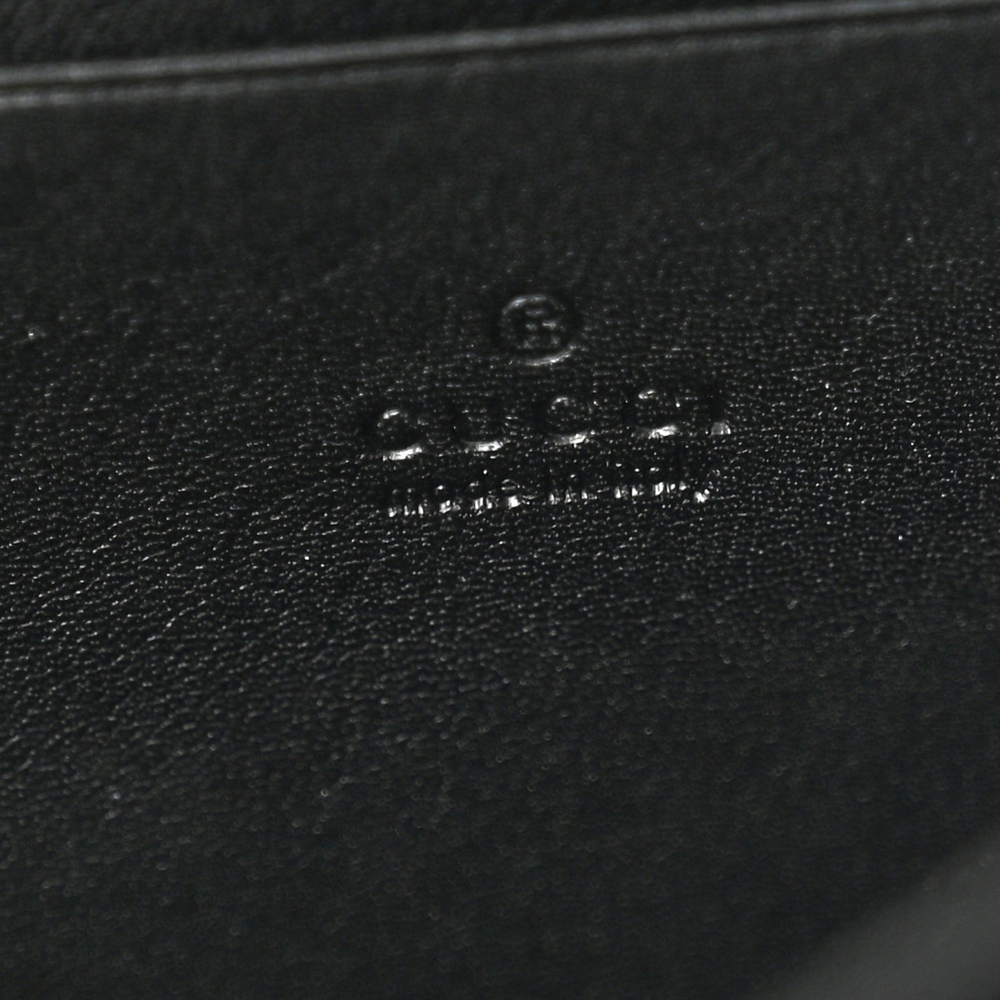Velvet Matelasse GG Marmont Chain Wallet Black