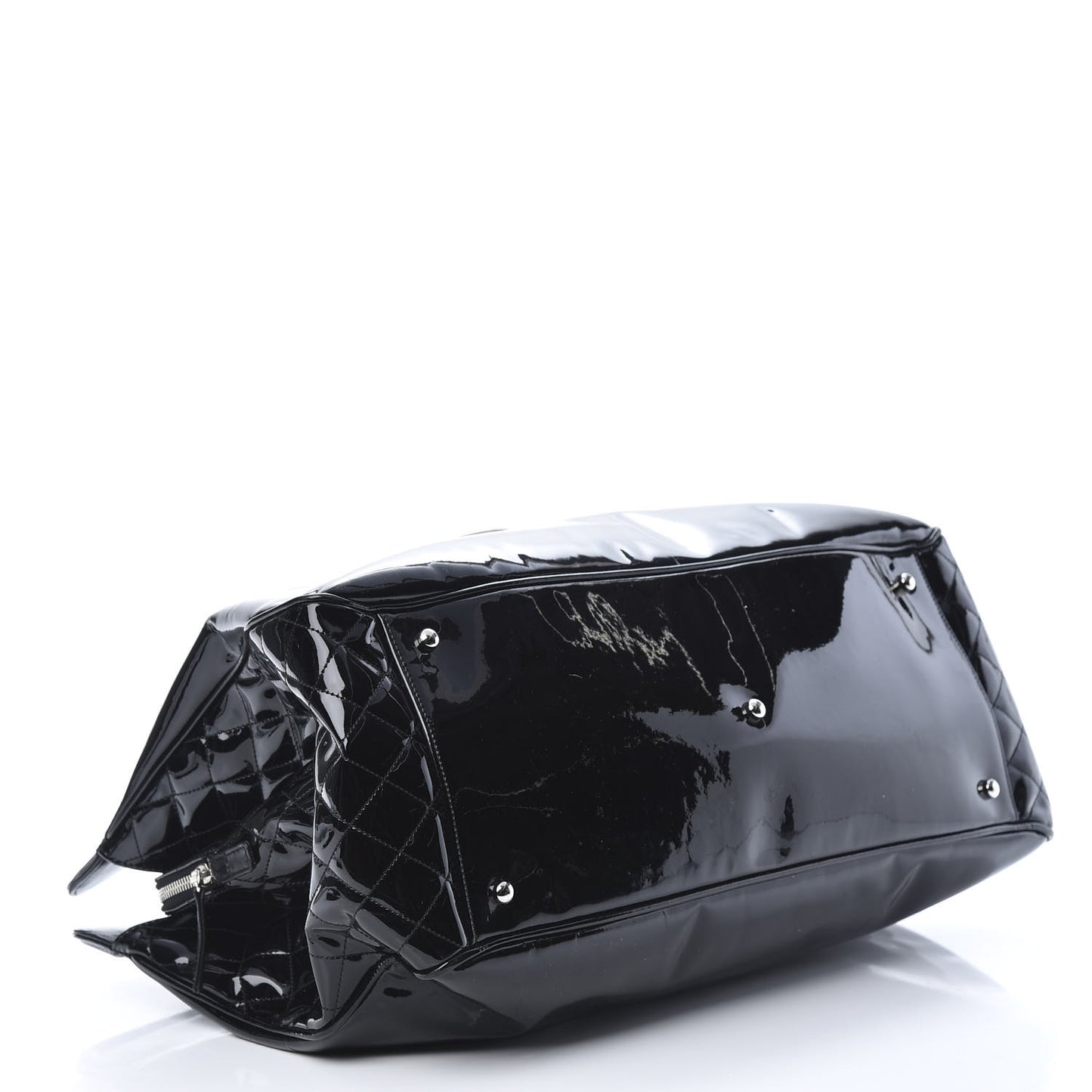 Vinyl XL Lipstick Tote Black