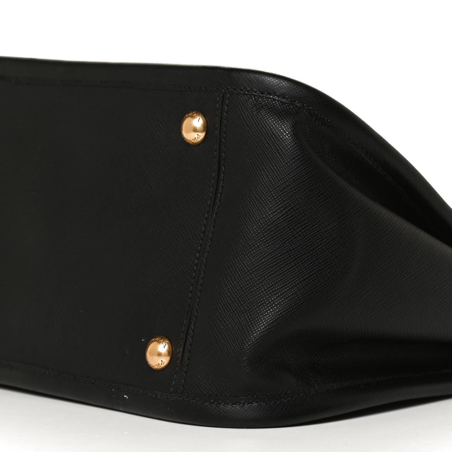 Saffiano Lux Frame Satchel Black