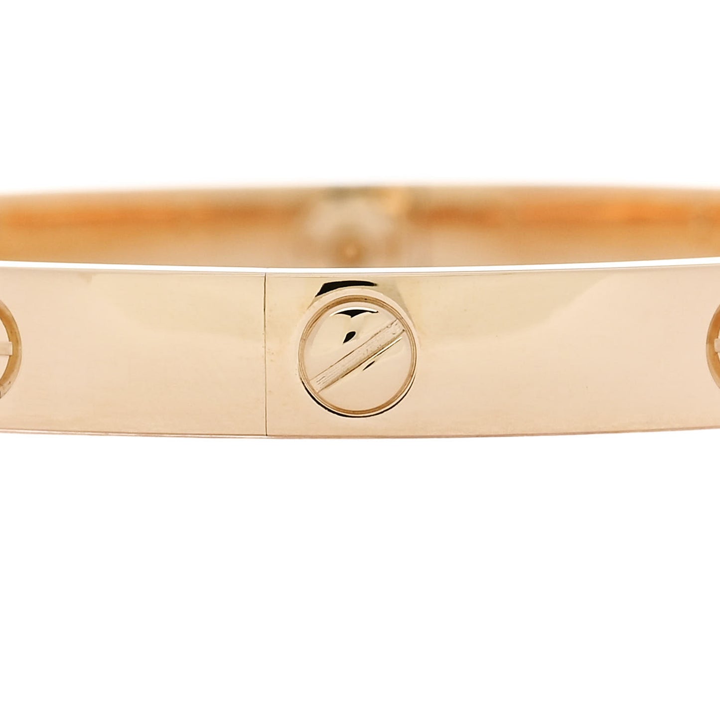 18K Yellow Gold 4 Diamond LOVE Bracelet 18