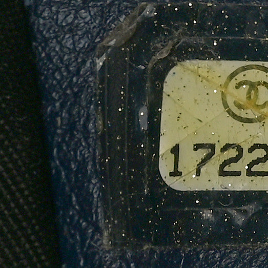 Chanel Caviar Half Moon Wallet On Chain WOC Navy 7 of 10