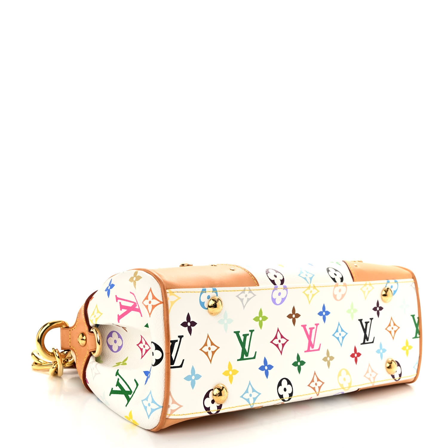 Louis Vuitton LOUIS VUITTON Monogram Multicolor Beverly MM White 4 of 9