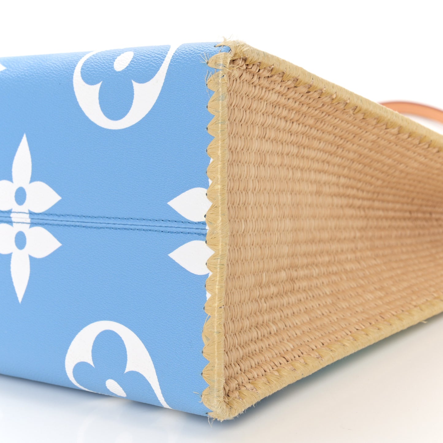 Monogram Giant Raffia Forte Dei Marmi By The Pool Onthego GM Blue