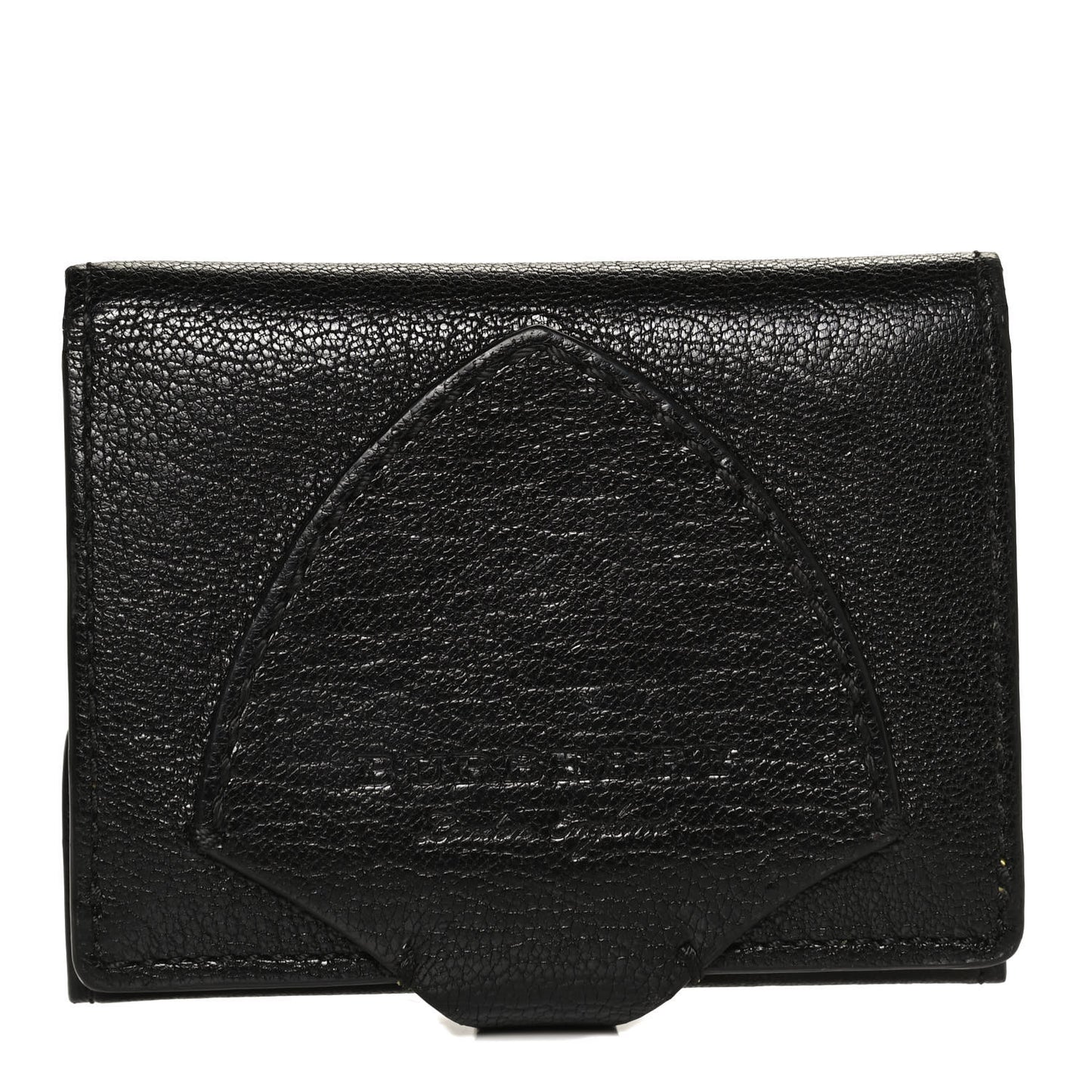 Grainy Calfskin Harlow Bifold Wallet Black