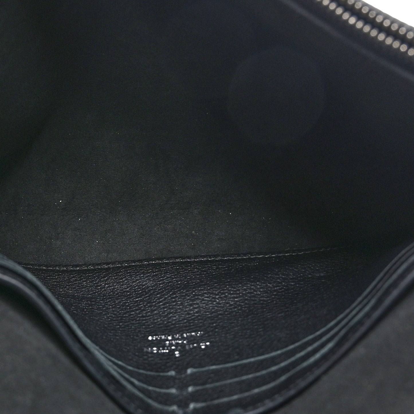 LOUIS VUITTON Soft Calfskin My Lockme Chain Pochette Black