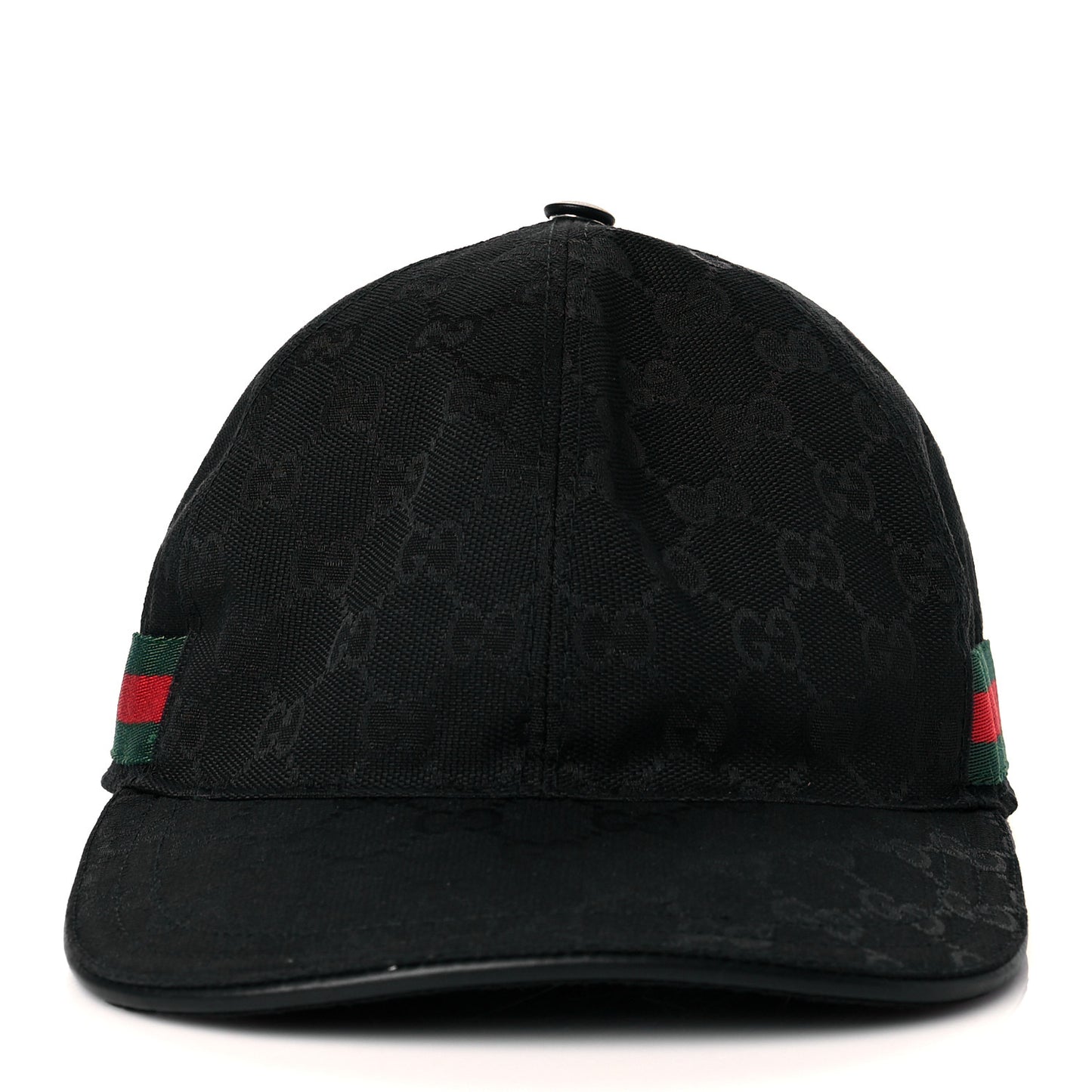 Monogram Web Baseball Hat L Black