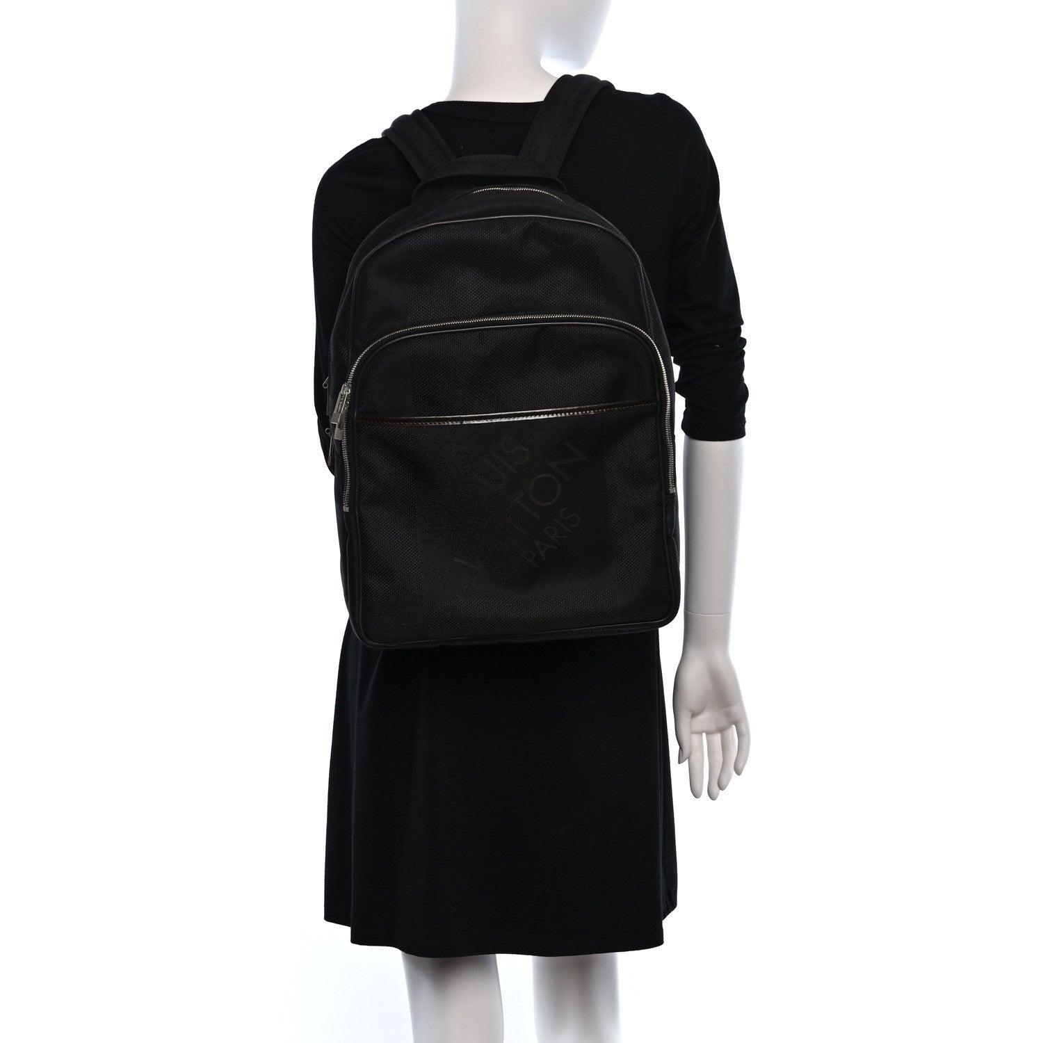 Louis Vuitton Damier Geant Neo Bongo Backpack Black 2 of 8