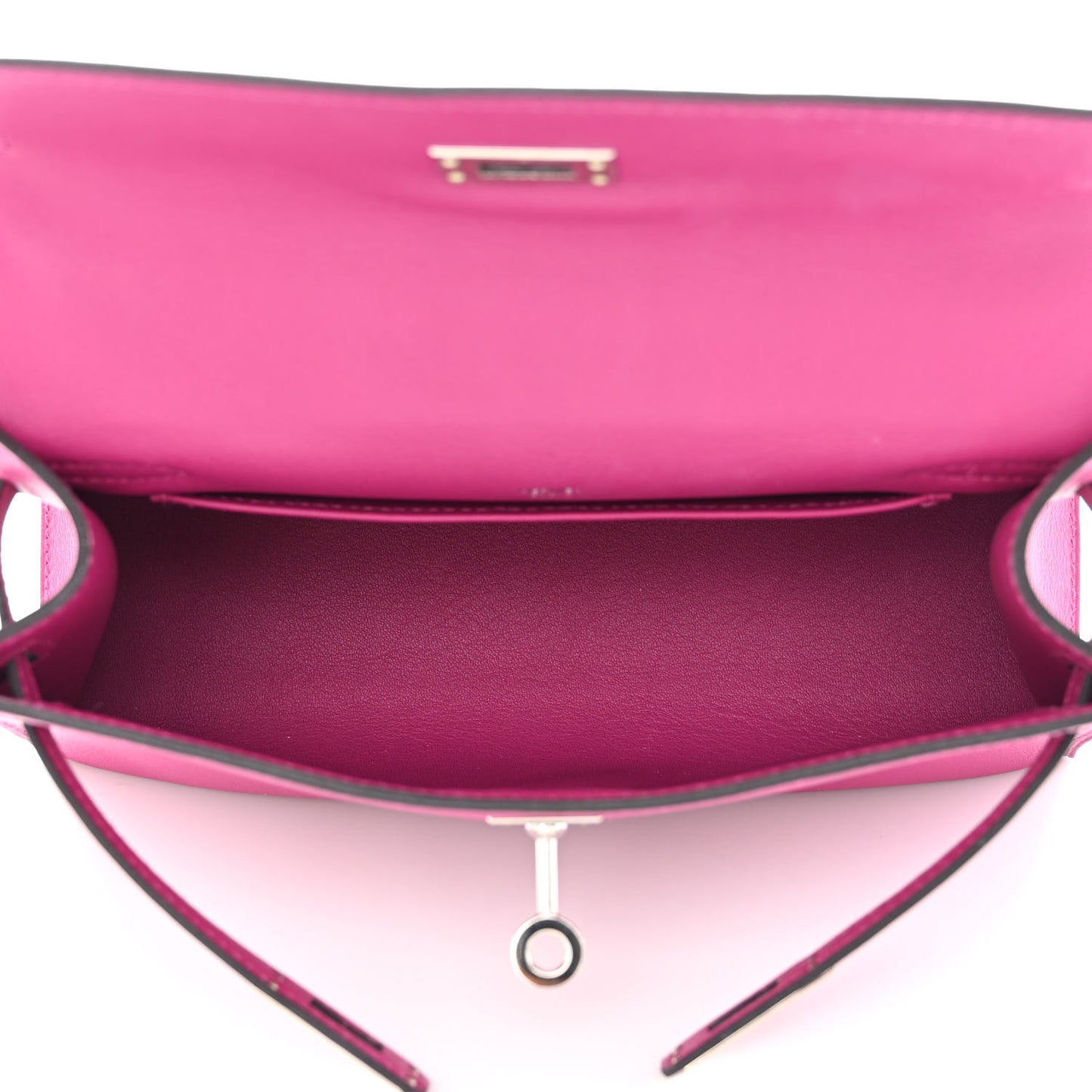 Swift Kelly Pochette Clutch Rose Pourpre