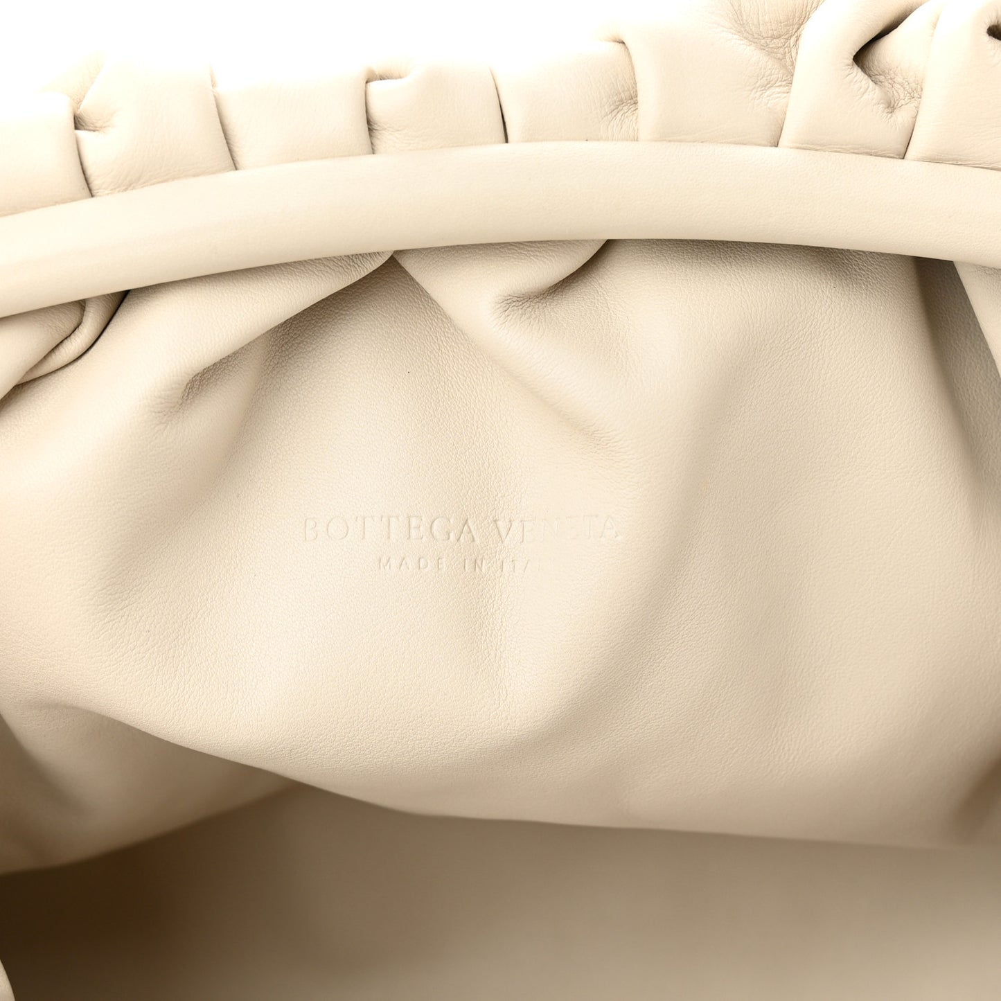 Smooth Butter Calf The Pouch Oversized Clutch Plaster