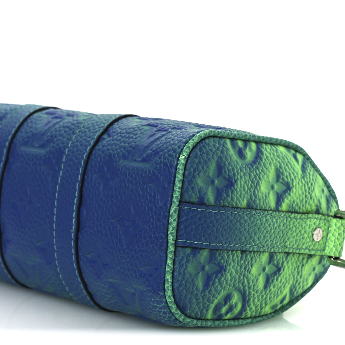 Taurillon Illusion Keepall XS Bleu Vert