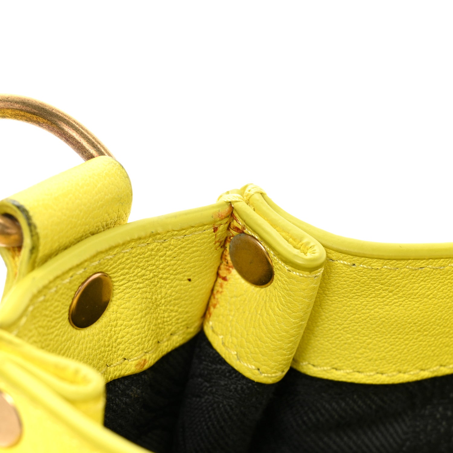 Proenza Schouler Lambskin Medium PS1 Satchel Citron 11 of 19