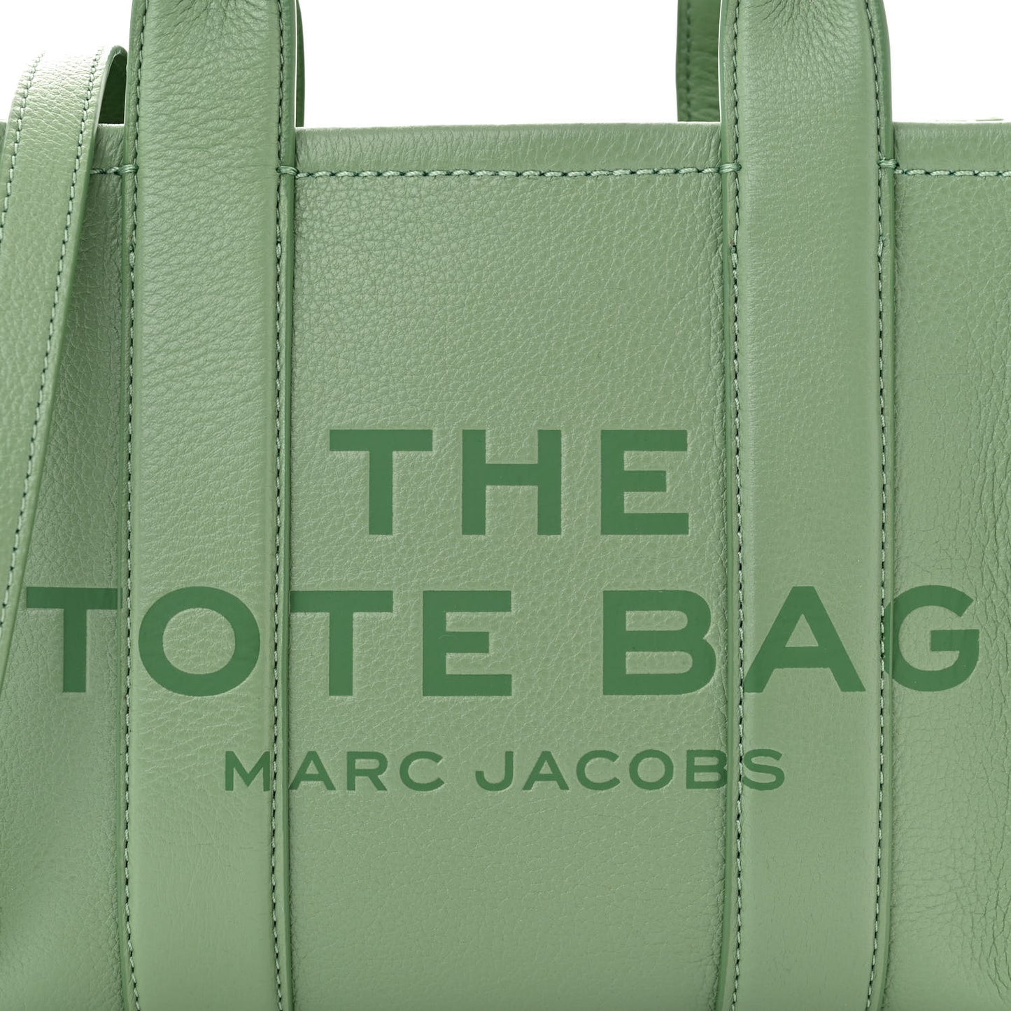 Grained Calfskin Small The Tote Bag Aspen Green