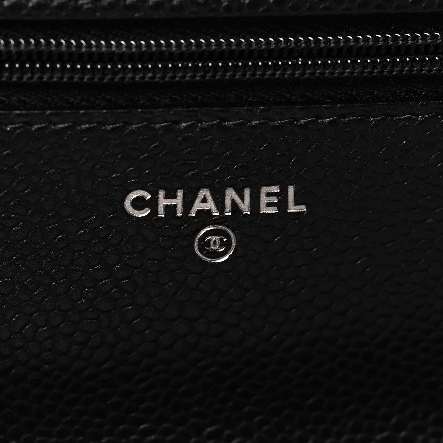 Chanel Caviar Quilted Wallet on Chain WOC Black 6 of 12