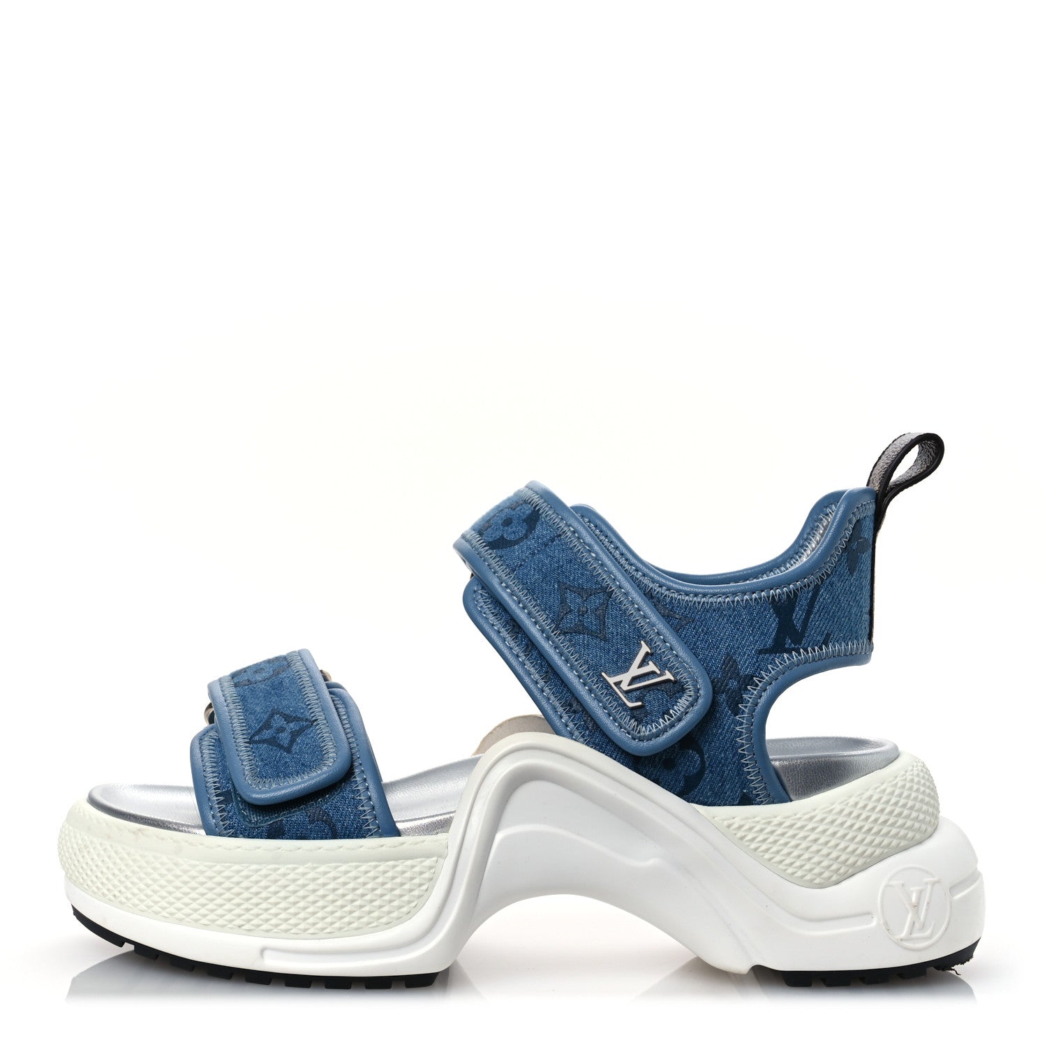 Louis Vuitton Monogram Denim LV Archlight Sandal 35.5 Denim Blue 1 of 11