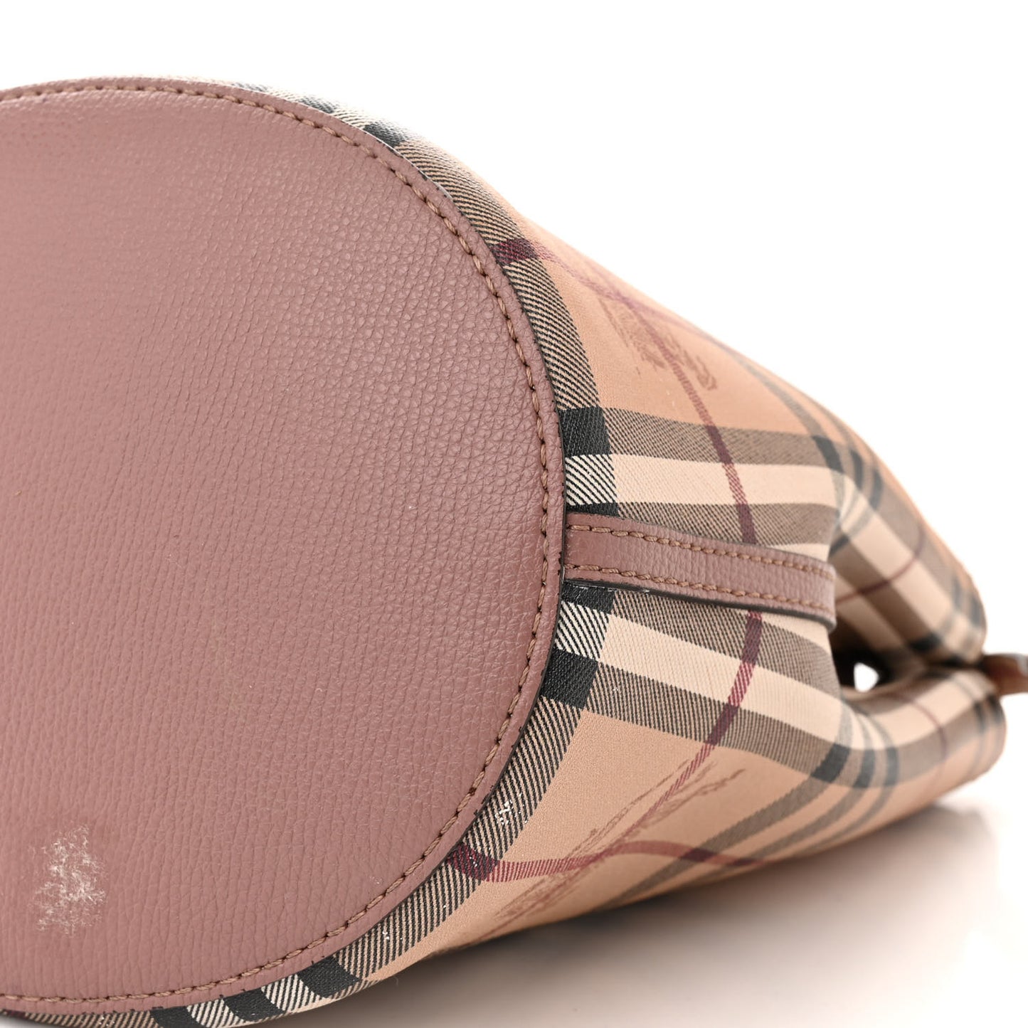 Haymarket Check Colours Small Lorne Bucket Crossbody Elderberry