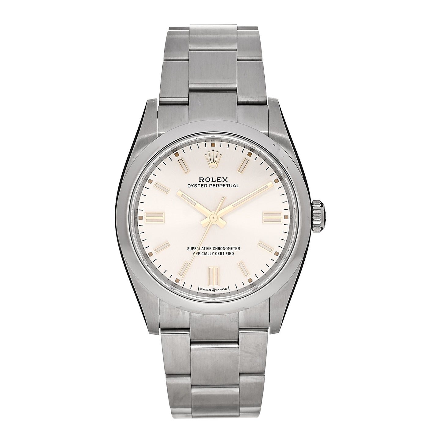 Stainless Steel 36mm Oyster Perpetual Watch Silver 126000