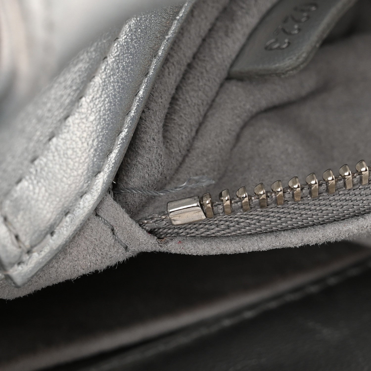 Christian Dior Iridescent Metallic Lambskin Cannage Small My ABCDior Lady Dior Silver 11 of 14