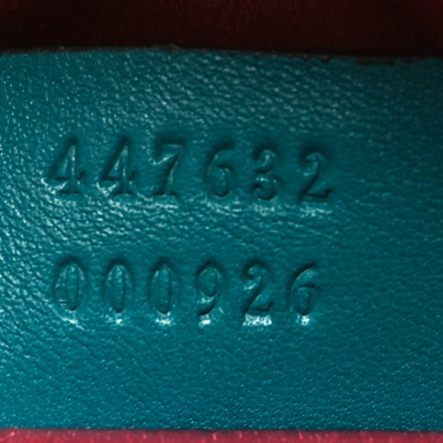 Velvet Matelasse Small GG Marmont Chain Shoulder Bag Pavone Cyan