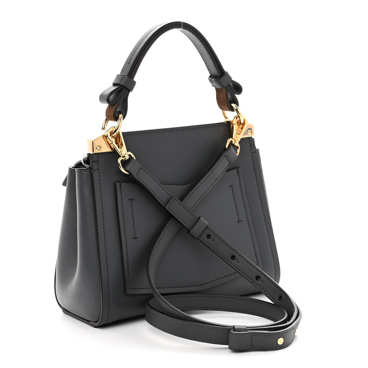 Givenchy Calfskin Mini Mystic Shoulder Bag Storm Grey 3 of 9