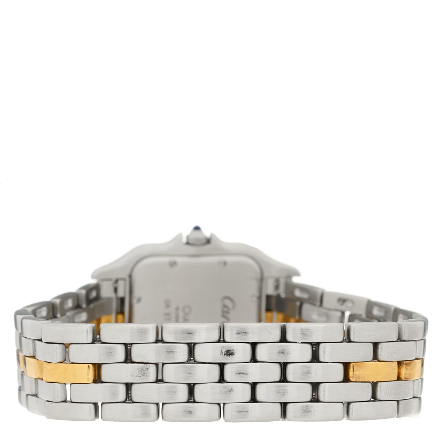 Stainless Steel 18K Yellow Gold 27mm Panthere Quartz Watch