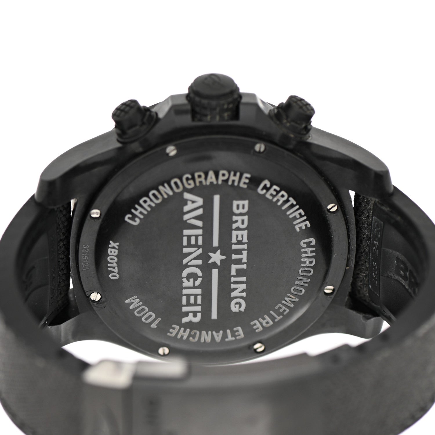 Breitling Breitlight Nylon 50mm Avenger Hurricane Automatic Watch Blue XB0170 4 of 5