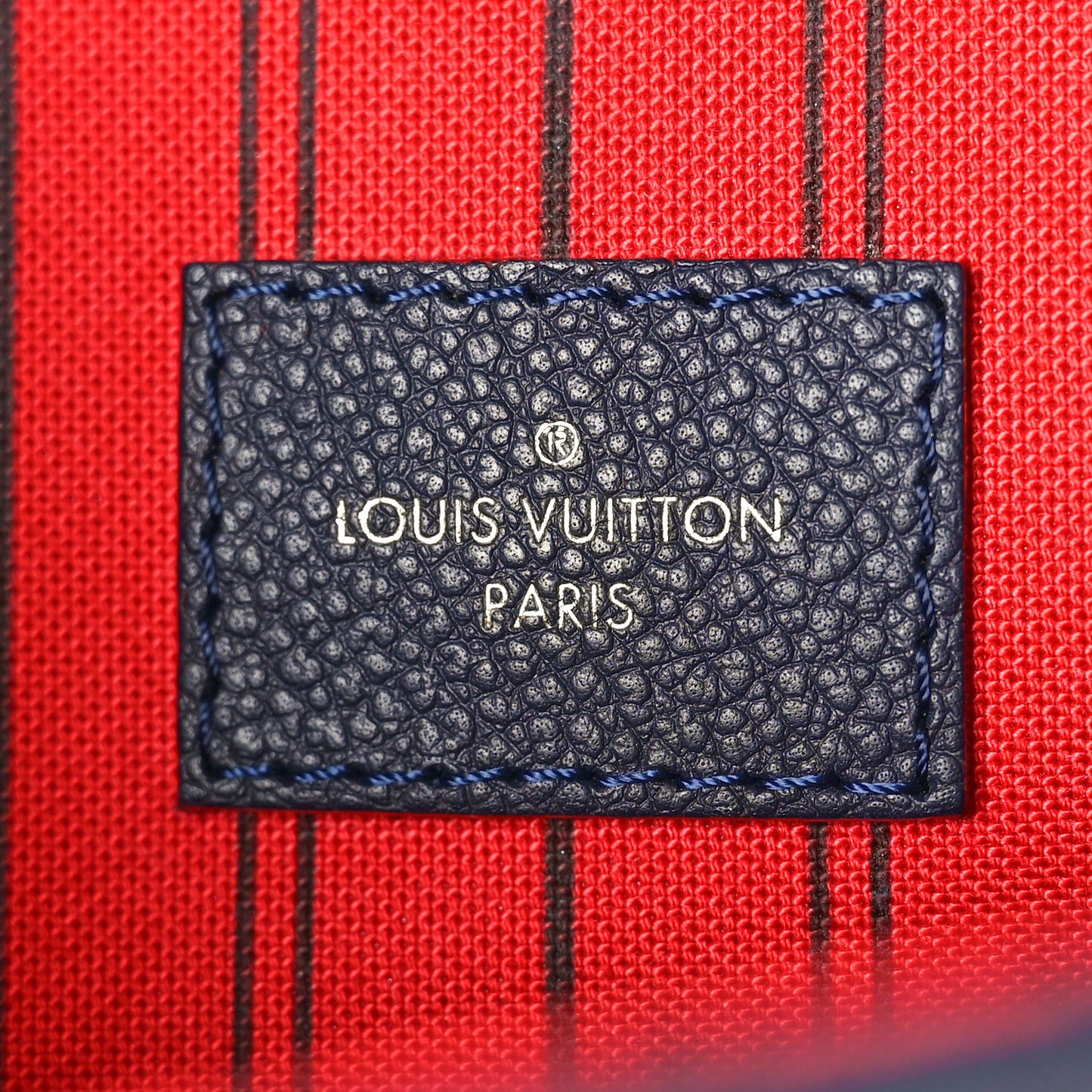 Empreinte Pochette Metis Marine Rouge