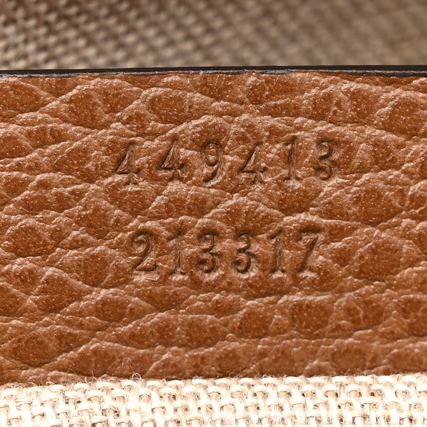 Monogram Mini Bree Messenger Bag Beige Tabacco