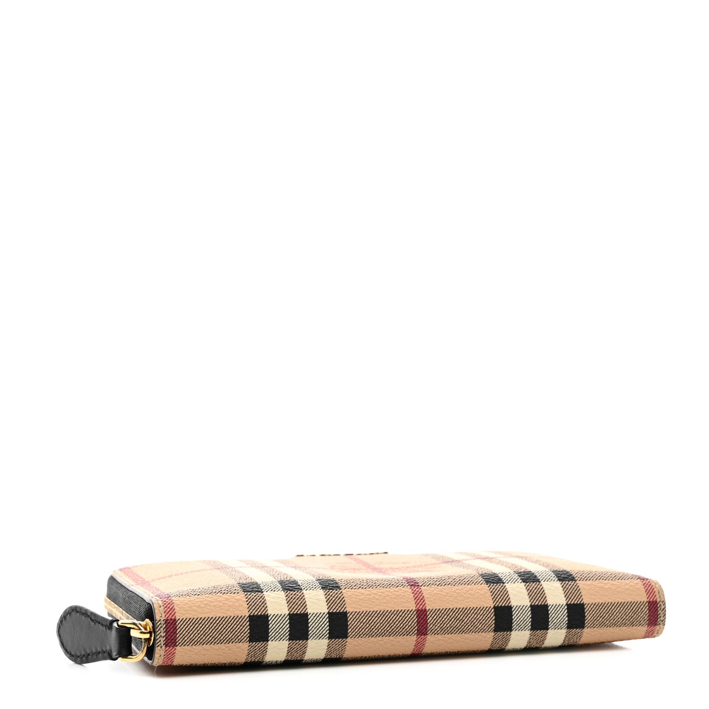 Haymarket Check Large Ziggy Zip Around Wallet Black