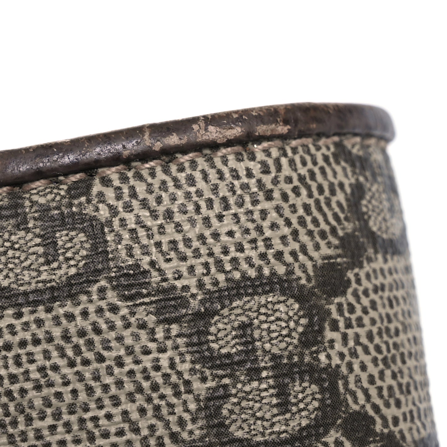 GG Supreme Monogram Web Ophidia Wallet On Chain Brown