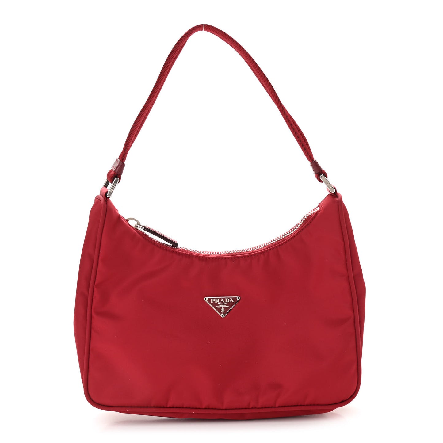 Tessuto Nylon Sport Shoulder Bag Rosso