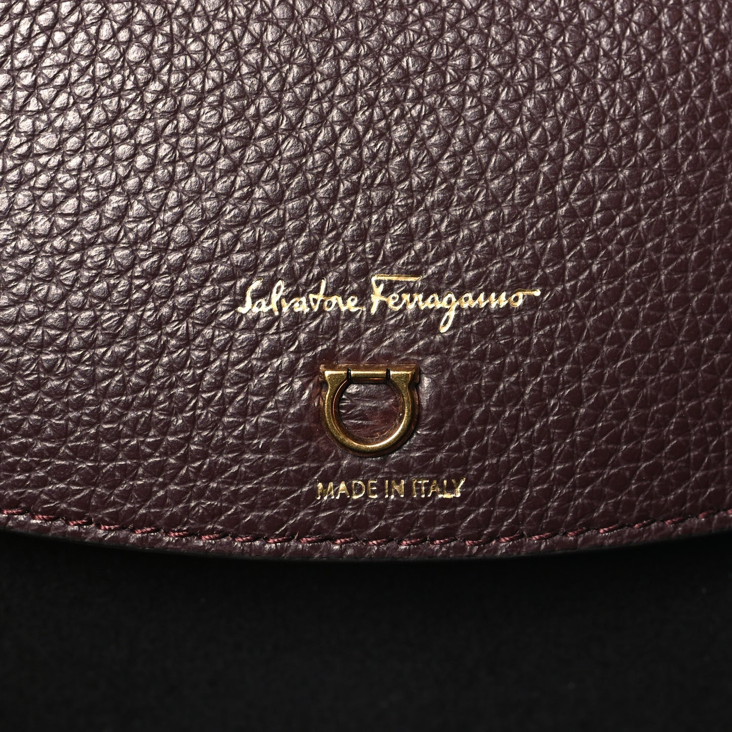 Calfskin Travel Tote Ganache Brown