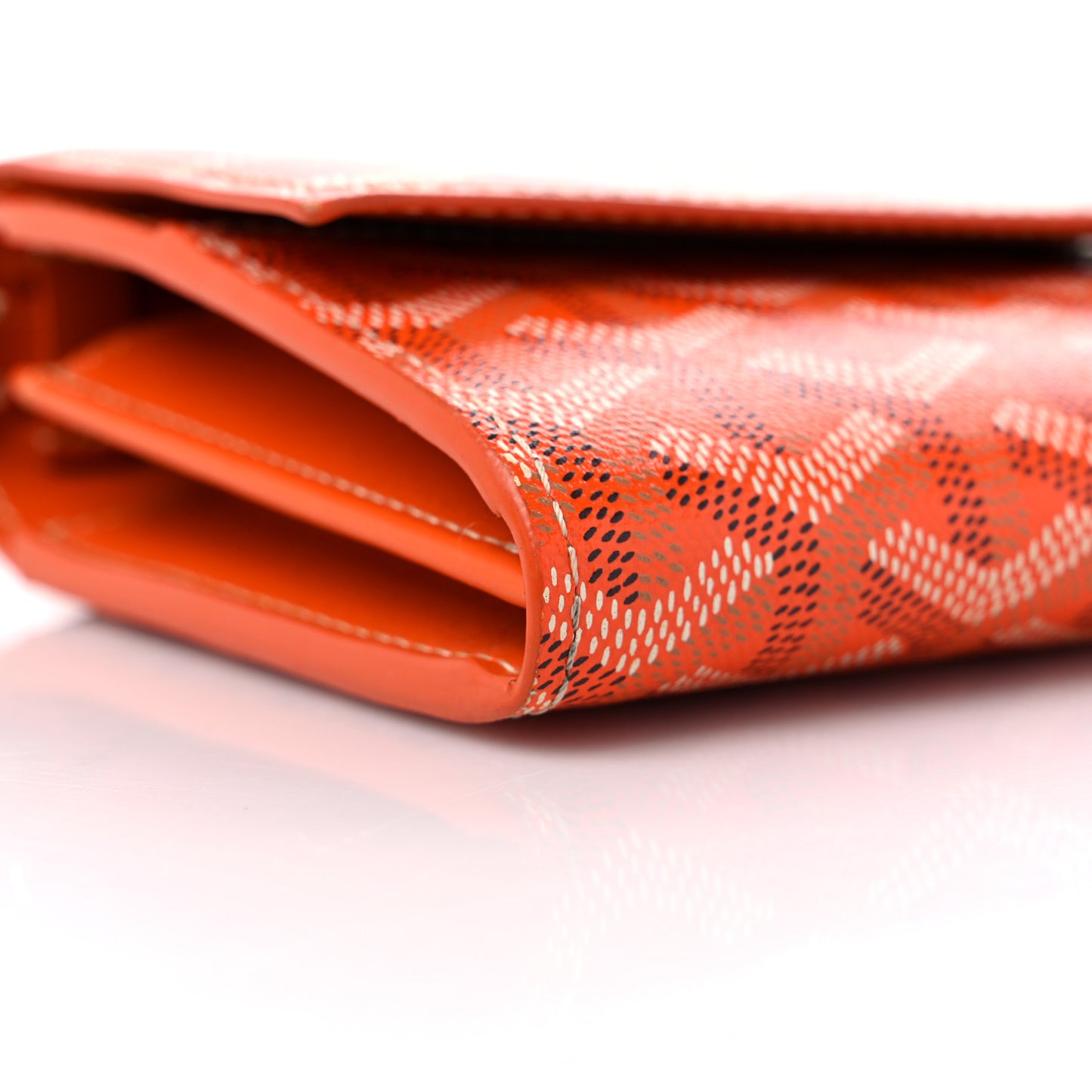 Goyardine Varenne Continental Wallet Orange