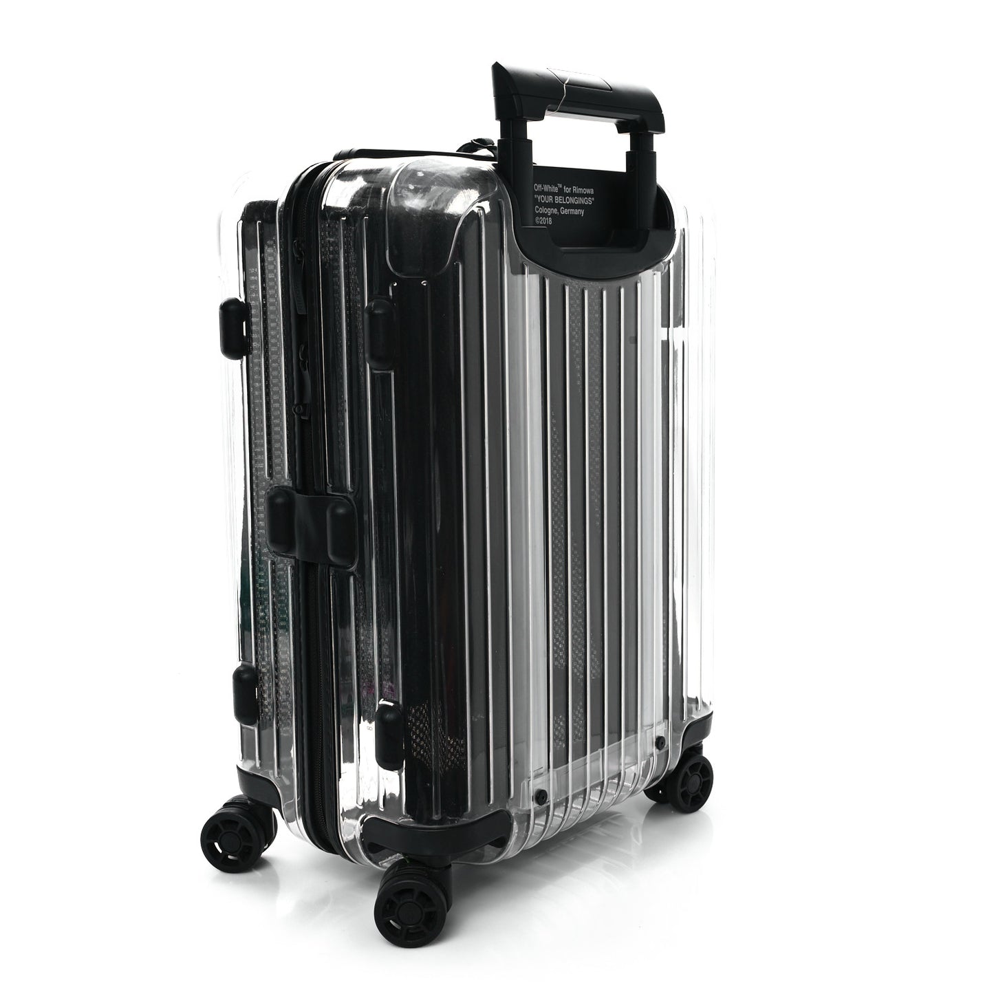 X RIMOWA Polycarbonate Luggage Transparent