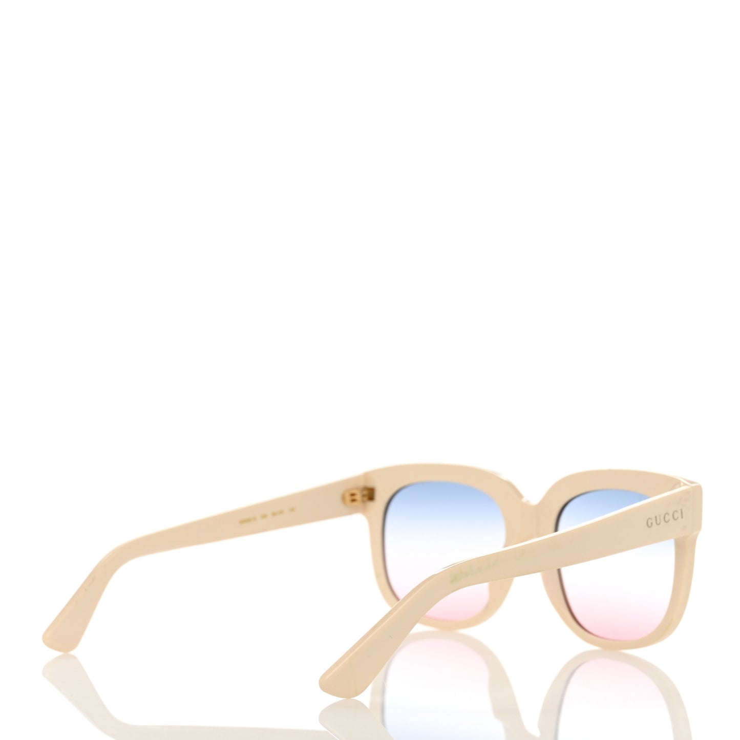 Square Frame GG0361S Sunglasses Ivory