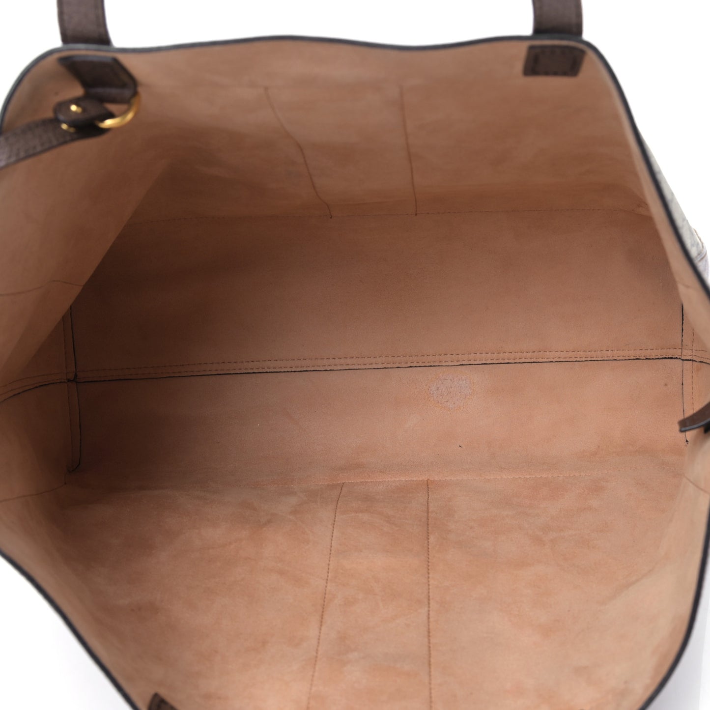 GG Supreme Monogram Web Ophidia Tote Brown