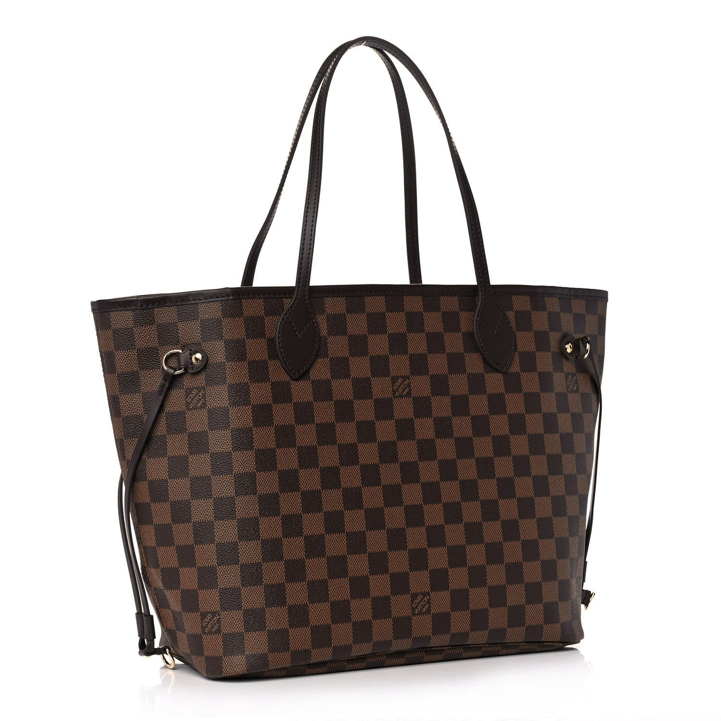 Damier Ebene Neo Neverfull MM Rose Ballerine